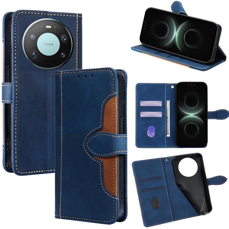 Skin Feel Magnetic Buckle Leather Phone Case