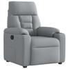 VidaXL Recliner Light Grey Fabric, Armchair, TV Recliner, Stroller, Recliner for People 4015542
