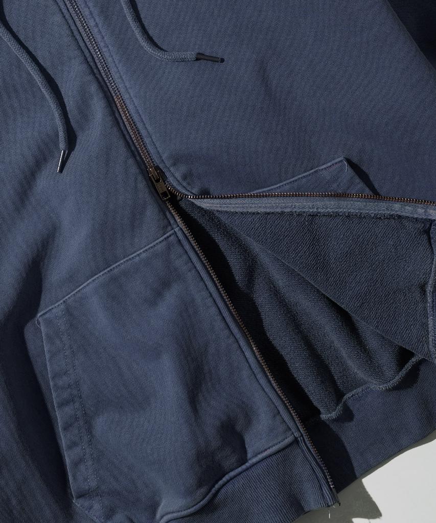 Fp142 Meteor Deer Pigment Zip-Up Navy Sjhd1449