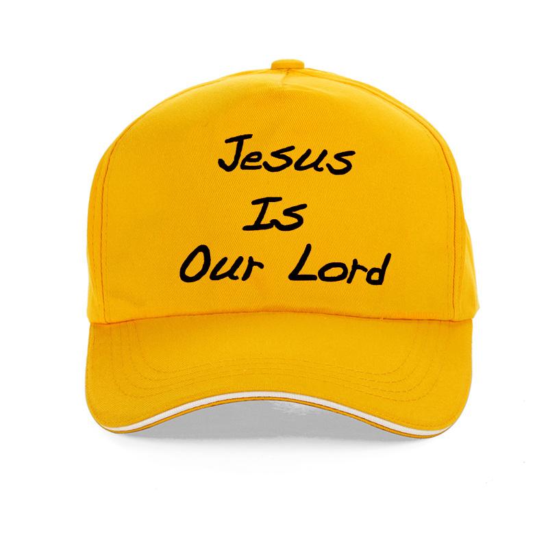 Jesus is our lord Baseball Cap High Quality Solid Snapback Cap For Unisex Women Hip Hop Cap Dad Hat Bone