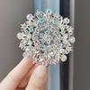 Creative Elegant Crystal Flower Brooches Pearl Rhinestone Brooch Pins Jewelry Charming Jewelry Gifts Women