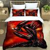Set Biancheria da Letto Alieno Stampa 3D, Copripiumino Piumone Set Letto Coperta Trapuntata Federa, Taglia King Queen Twin Bambini Ragazze Adulti