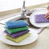 4PCS Cleaning Brush Dish Scrapers Brushes Kitchen Dishwashing Pot Removable Scrubbing Tool Steel Wool Sponge Kitchen Cleaning Tools Color Random
