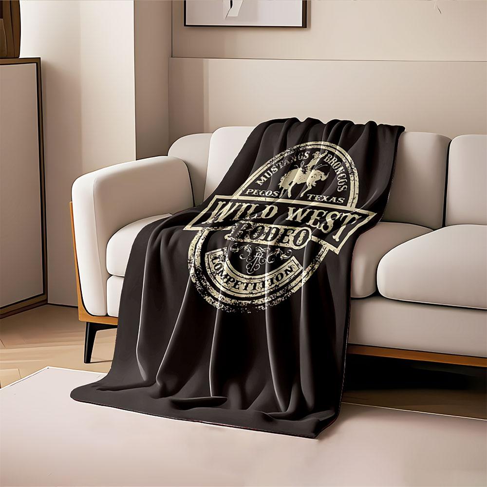 Wild West Rodeo Blanket for all seasons blanket lunch break throw gift
