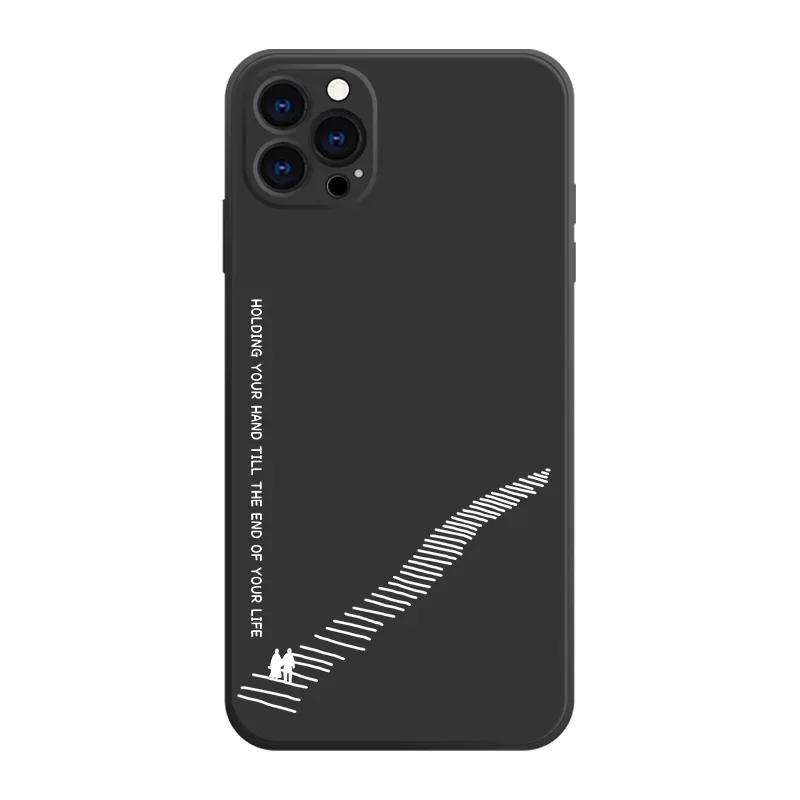 

Креативный Уникальный Парный Чехол Для Телефона Для Пары Для iPhone 16 14 15 11 12 13 Pro XS Max Mini SE 7 8 15 Plus Силиконовый Чехол Для Влюбленных Fundas iPhone 14ProMax