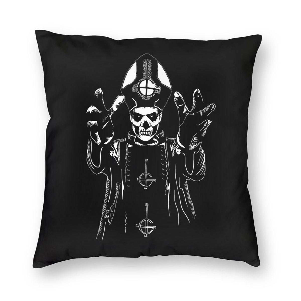 

Ghost Legend Band Ghost Music Square Pillowcase Pillow Cover Cushion Throw Pillow for Home Sofa Living Room 30cm x 30cm