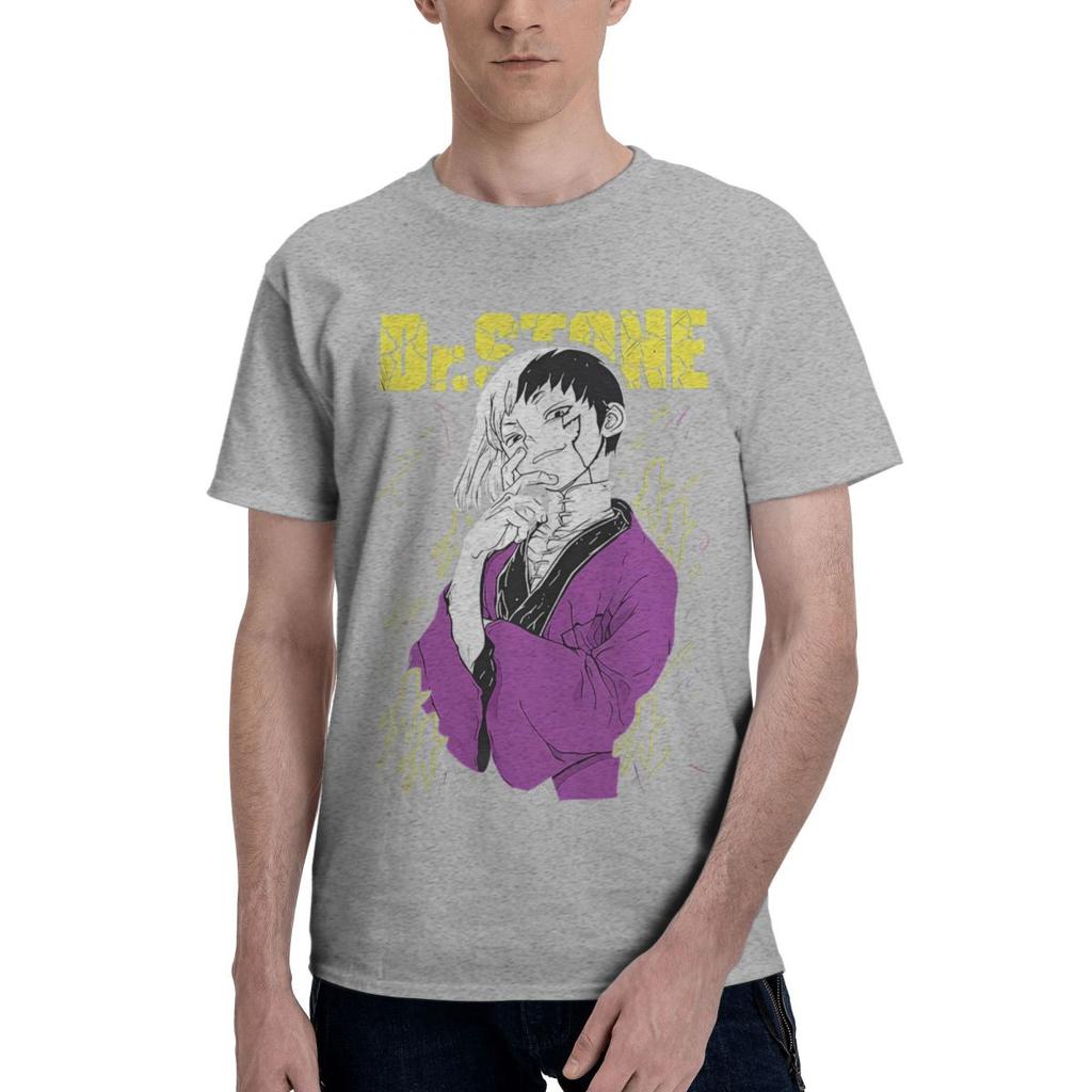 DrStone Ryusui Senku Asagiri Seiyuu 100 Cotton Casual Breathable Confortable T Shirt Mens Clothing Deals Funny Gift