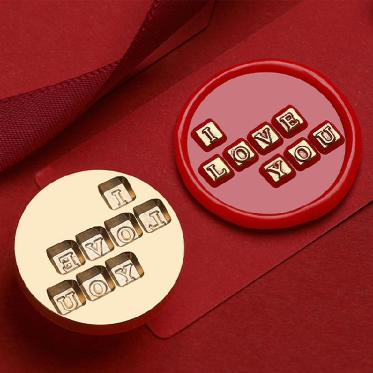 Brass Stamp Sealing Head for Envelopes Invitation Greeting Card Decorations Gift