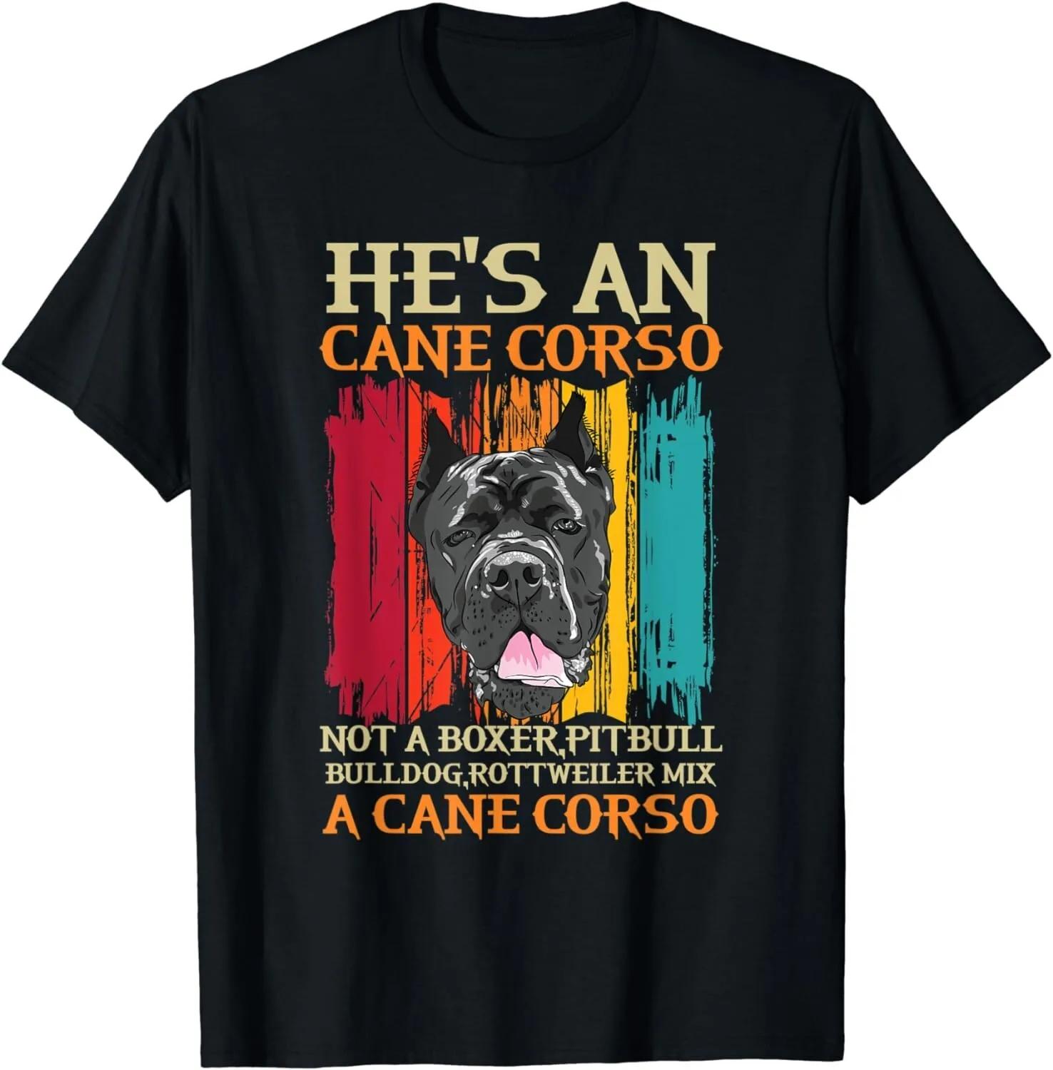 Cane Corso Dog Lover Gift Not Boxer Pitbull Rottweiler Mix Graphic Tee TShirt Unisex S