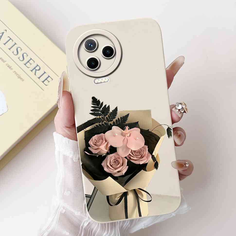 For Infinix Note 12 Pro 4G X676B 6.7" Case Colorful Flower Butterfly Soft Silicone Cover For Infinix Note12 2023 Bumper Casing