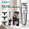 071 Aparador de Pelos Profissional Cabeça de Óleo Clipper de Cabelo Máquina Recarregável para Cortar Cabelo Lâmina T Sem Fio Portátil Aparador para Homens Barbear