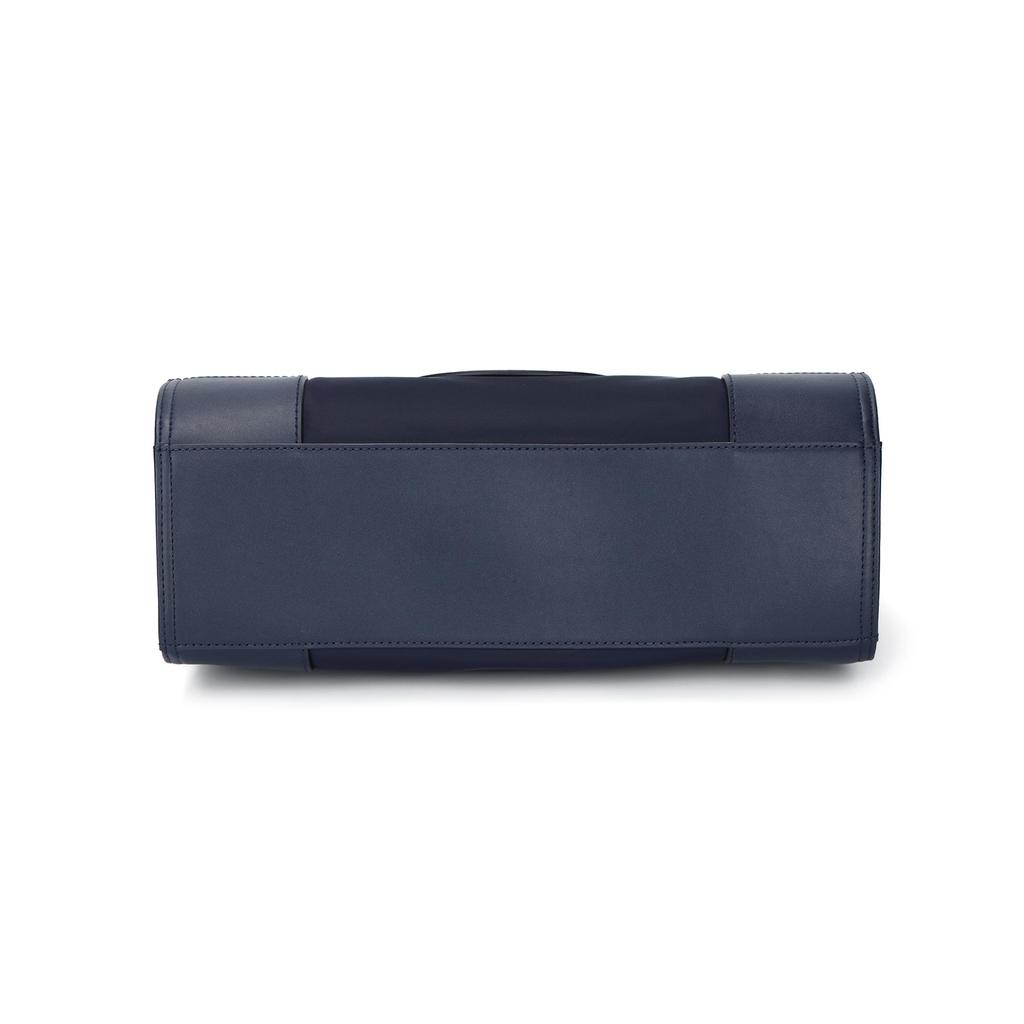 Tory Burch Ella Lightweight Commuter Recycled Polyester Tote Bag Shopping Bag Shoulder Handbag Mini Women Tote Deep-Navy-Blue 80477-405