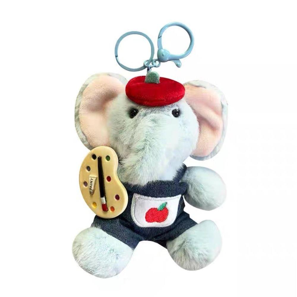 Animals Plush Capybara Keychain Cartoon Guinea Pig Pendant Plush Capybara Dolls  Backpack Decor