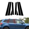 Montanti Neri Adesivi Decorativi per Finestrini Porte Copertura per Subaru Forester 2013 2014 2015 2016 2017 2018 Accessori Auto
