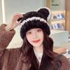 Mädchen Bärenmütze Y2K Fellohren Mütze Felliger Bär Geschenke Warme Wintermütze Erwachsene Kinder Fellohren Winter Foto-Requisiten