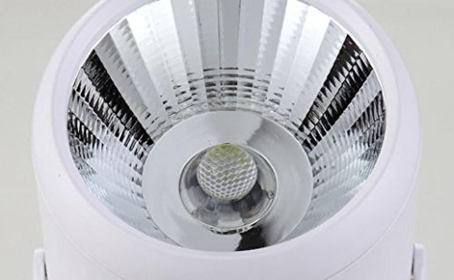 STGGTS 7W Dimmable Spotlight with Remote Control, Outlet Type, Foot Switch, and Adjustable Angle for Indoor Use, Wall, Ceiling, Exhibition,