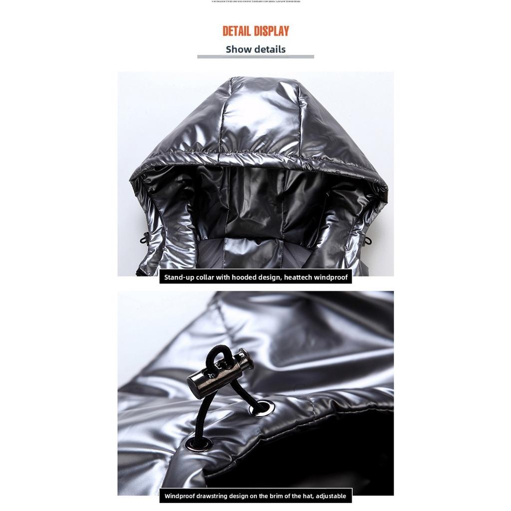 Parent Child Outfit, Cotton Vest, Winter New Style, Shiny Cotton, Shoulder Cotton Vest