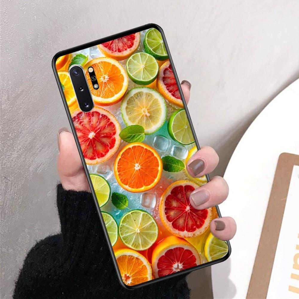 Fruit Lemon Phone Case For Samsung Note 8 9 10 20 Pro Plus Lite M 10 11 20 30 21 31 51 A 21 22 42 02 03