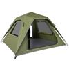 Pop Up Tent 3000mm Waterproof Camping Tents with Mesh Windows 2-3 People Green