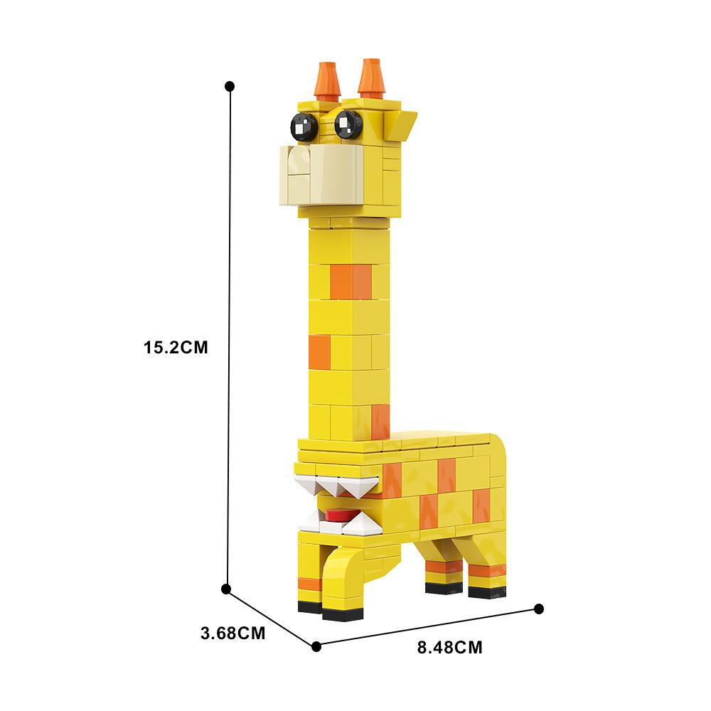 Garten Of Banban Bricks Game Green Monster Jumbo Josh Opila Bird MOC Model Building Blocks Children's Educationa Fans Kids