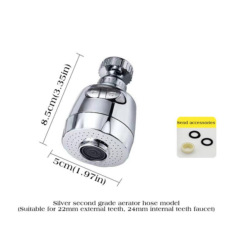 2/3 Modes Sink Faucet Extender 360 Degree Rotating Filter Extension Tube Water-Saving Pressurized Extender for Bathroom Kitchen