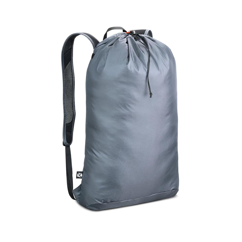 Gossamer Gear RikSak GREY Rucksack, Gray, Lightweight, Packable, Hanging Stretch Mesh Pocket, 20L Capacity