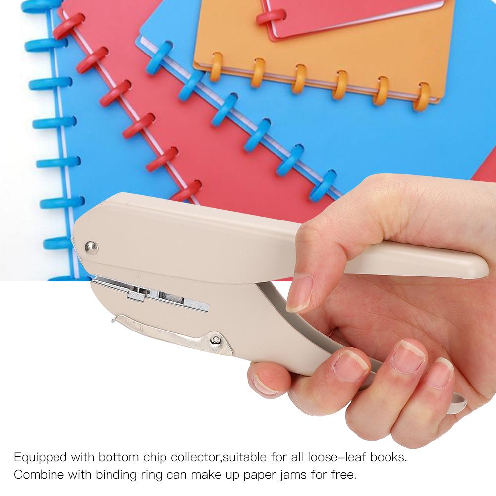 Mushroom Hole Notebook Puncher Creative Mini DIY Loose Leaf Manual Punching Machine