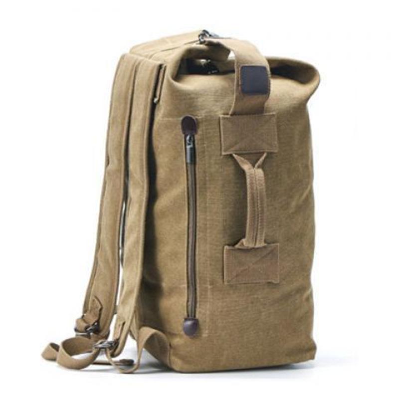Fashion large capacity travel backpack men s outdoor travel sports bag trendy canvas backpack wear-resistant standard