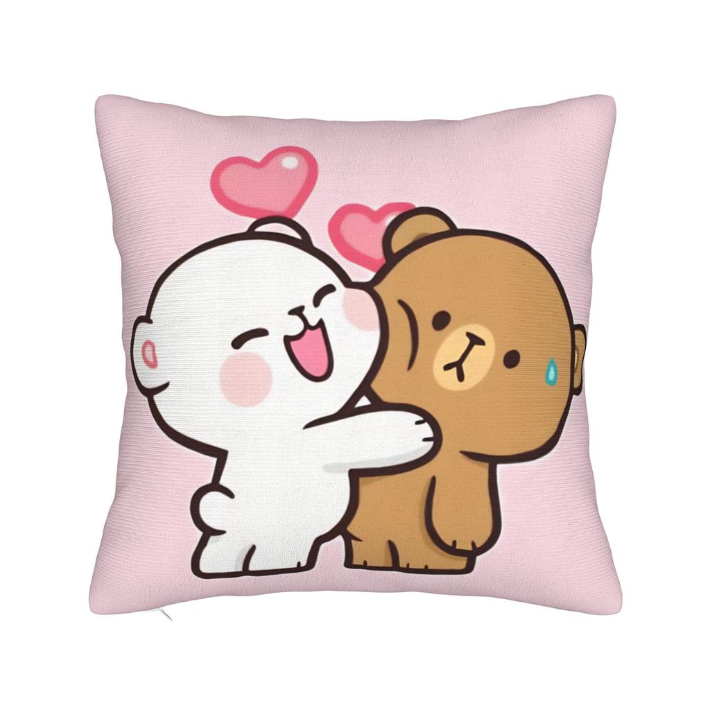 Pillow Cover 3D Print Kawaii Bubu & Dudu Retro Trendy Pillow Case For Living Room Chair Pillowcases