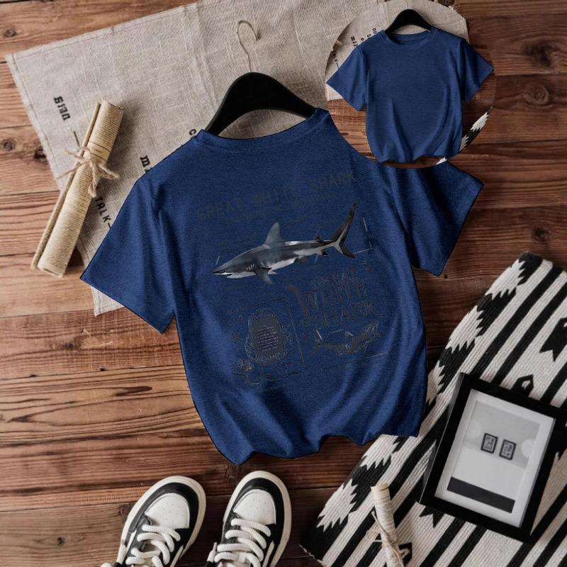 Women's Shark New Short-sleeved Fashion T-shirt
