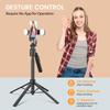 Selfie Stick with Face Tracking Extendable 360° Rotation Selfie Stick Tripod with BT Remote Control Cell Phone Holder 7