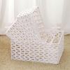 Paper Rope Woven Storage Rack: Desktop Basket for Books, Miscellaneous Items, Bread, and Kitchen Storage.
