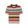 Teenie Weenie Women's Striped Short Sleeve Knit Sweater