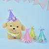 Colorful Tinsel Paper Party Hat for Cats & Dogs