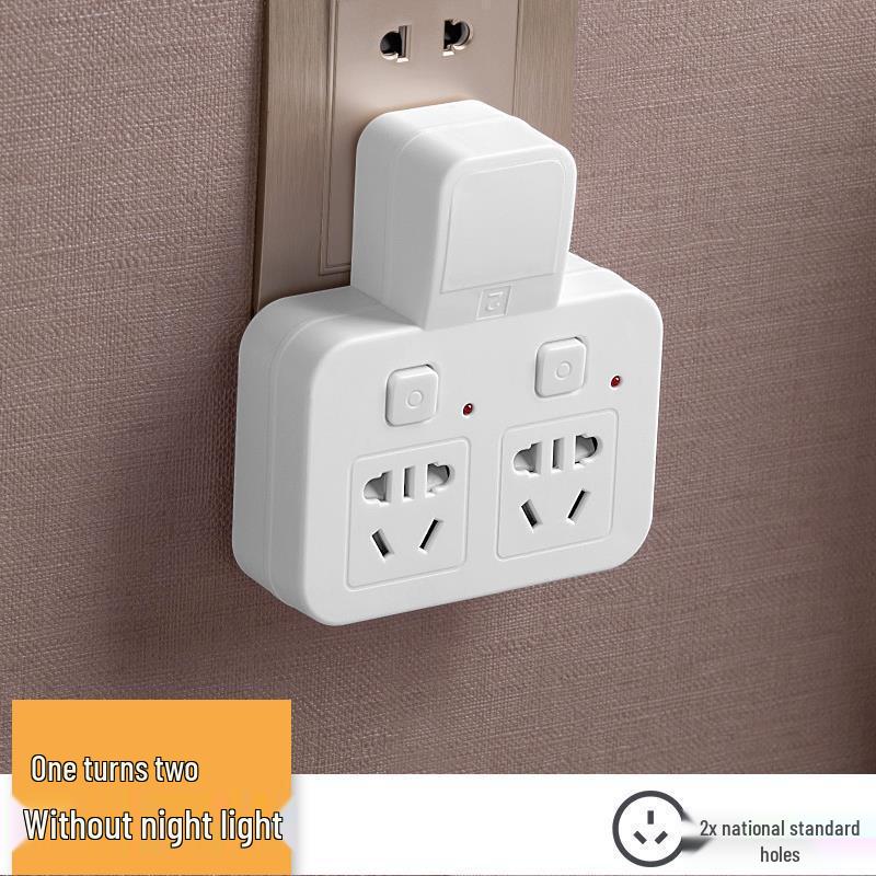 Wandmontierte Multifunktions-Steckdosenleiste mit Doppelsteckdosen