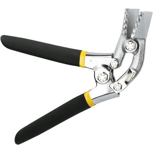 Rikopin Sheet Metal Bending Tool, Hand Seamer Pliers, Grip Pliers, Metal Bender, 80mm, for Metal Sheets, Iron Sheets, Bending Tools, DIY Curves