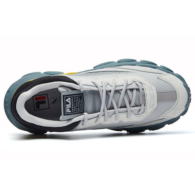 Fila Fashion Sneakers Low Top Lifestyle Casual Shoes Men Sneakers Gray Yellow F12M134144FVG