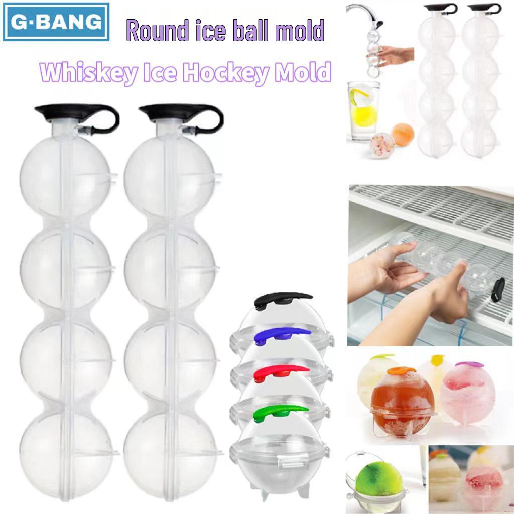 Ice Ball Mold for Home - Large Round Ice Cube Tray and Maker