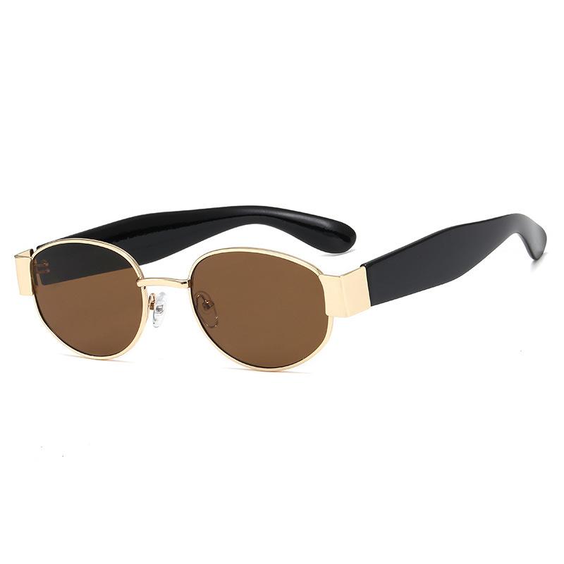 

European American Style Sun Glasses for For Women Oval Shaped Shape Hip Hop Sun Glasses For Women Stylish Stylish Sun Glasses Man