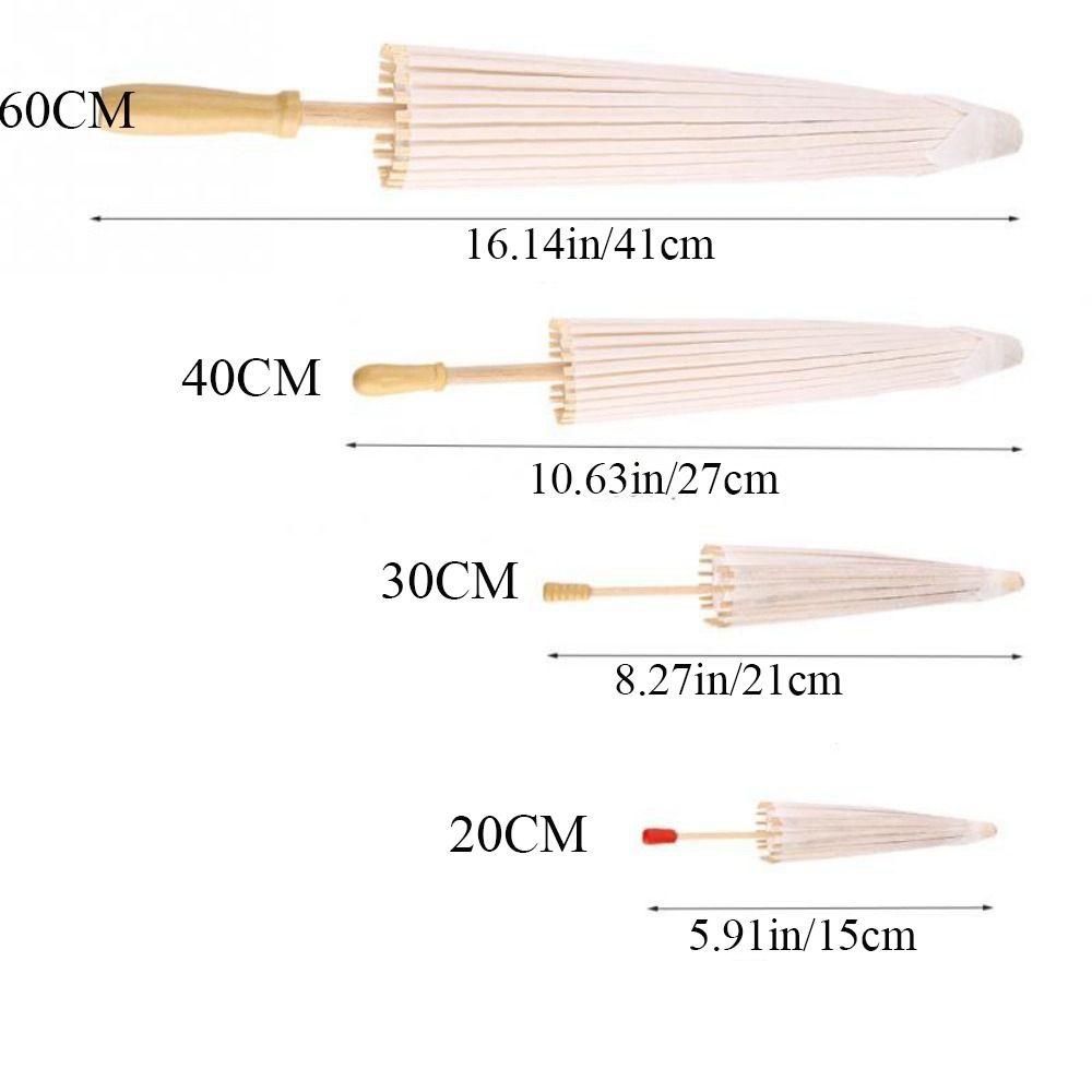 Baby Shower Anniversary DIY Handmade Photography Prop Dance Prop Paper Umbrella Painting Supplies