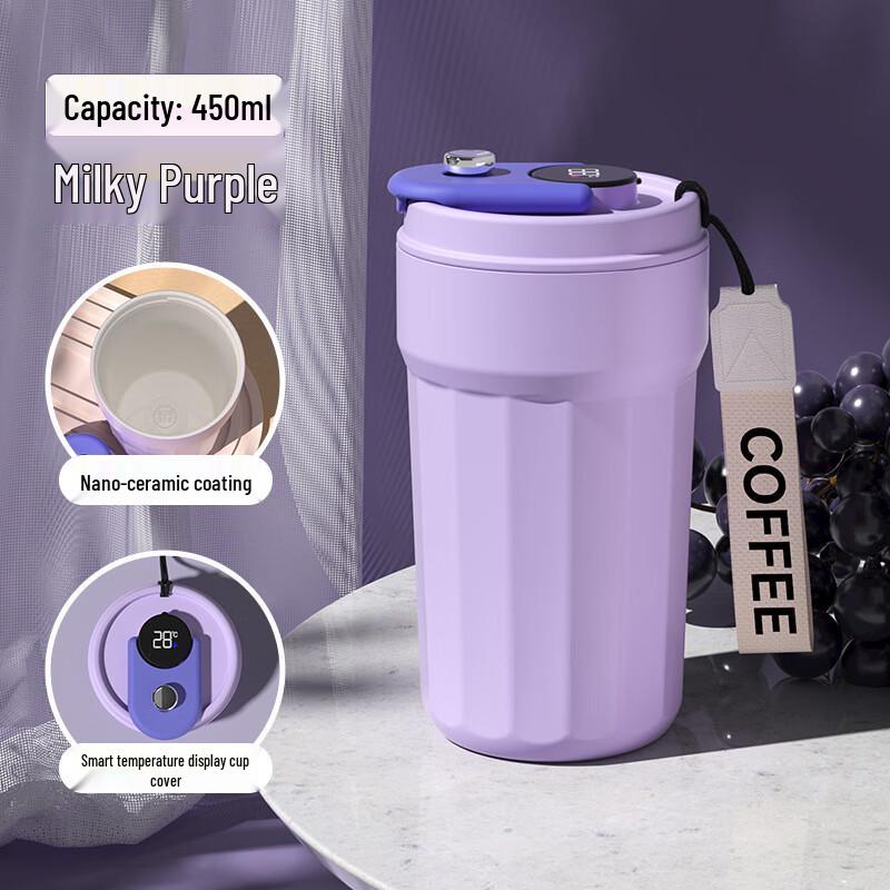 MRSIKEY Double-Drink Insulated Coffee Travel Mug