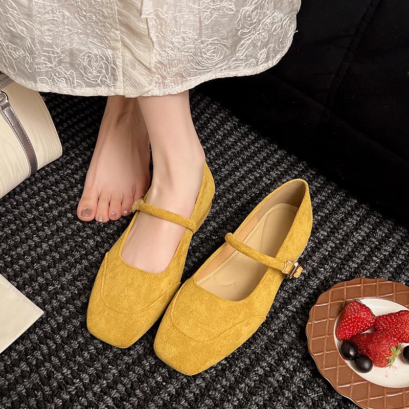 French Mid-heeled Shoes for Women's Autumn 2025 New Outer Wear Design Sense Bag Head Single Shoes Temperament Socialite Mary Jane Shoes