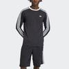 Adidas Originals 3-Stripes Crew Neck Long Sleeve T-Shirt Men Tops KE3546