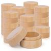 8/1Pcs Creative Wooden Ring Box Stackable Jewelry Organizers  Decorative Lids for Home Organization Earrings Candles Storage Box
