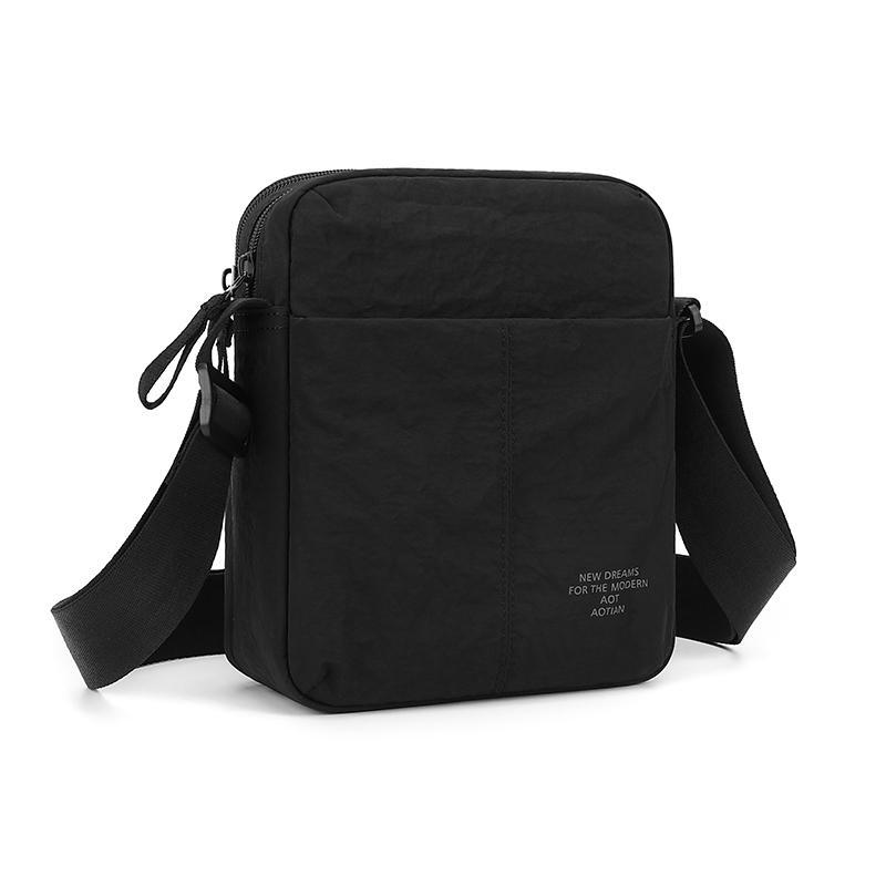 Men's Nylon Crossbody Bag Lightweight Water Resistant Shoulder Sling Messenger Travel Bag