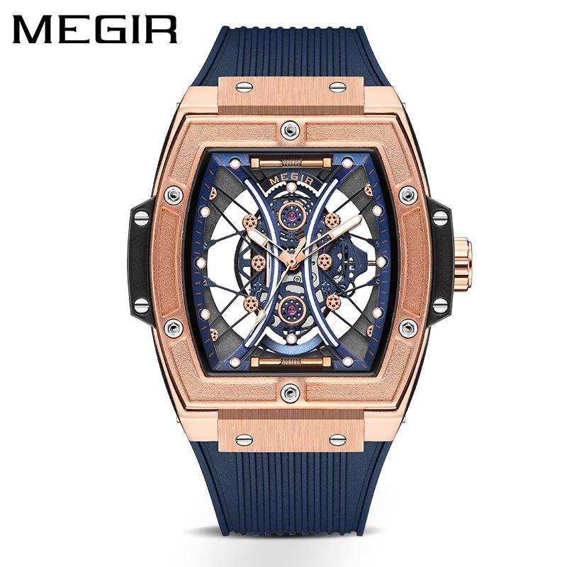 New Meigel Men's Watch, Fashion Square Luminous Sports Watch Men's