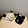 Korean Style Baby Baseball Cap Cartoon Infant Sun Hat Casual Bear Baby Peaked Hat  Toddler