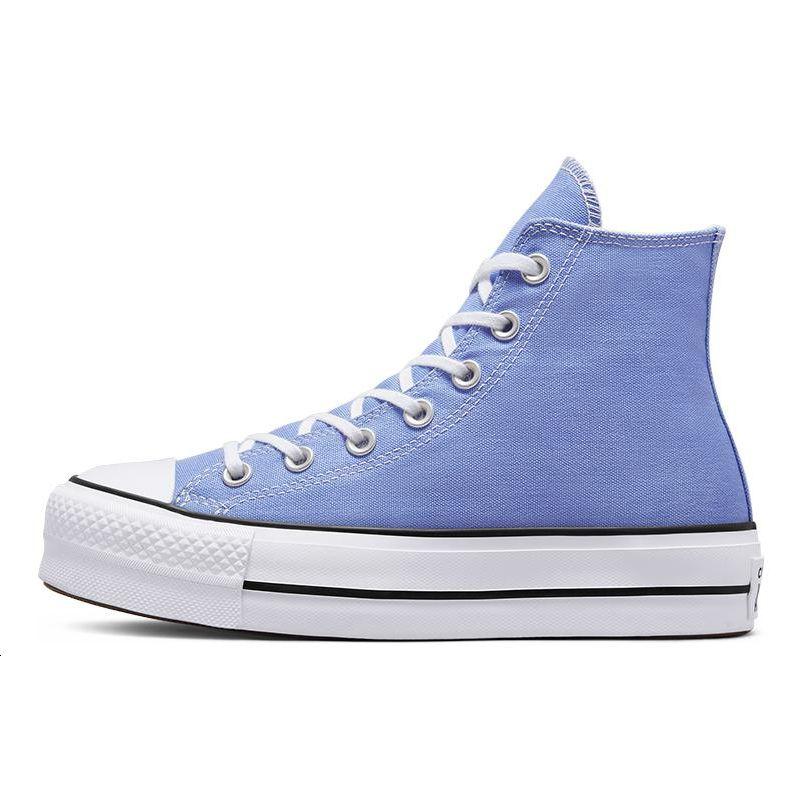 Converse All Star Lift Series Trendy Casual Comfortable Thick Sole High Top Canvas Shoes Women Sneakers Blue A00908C