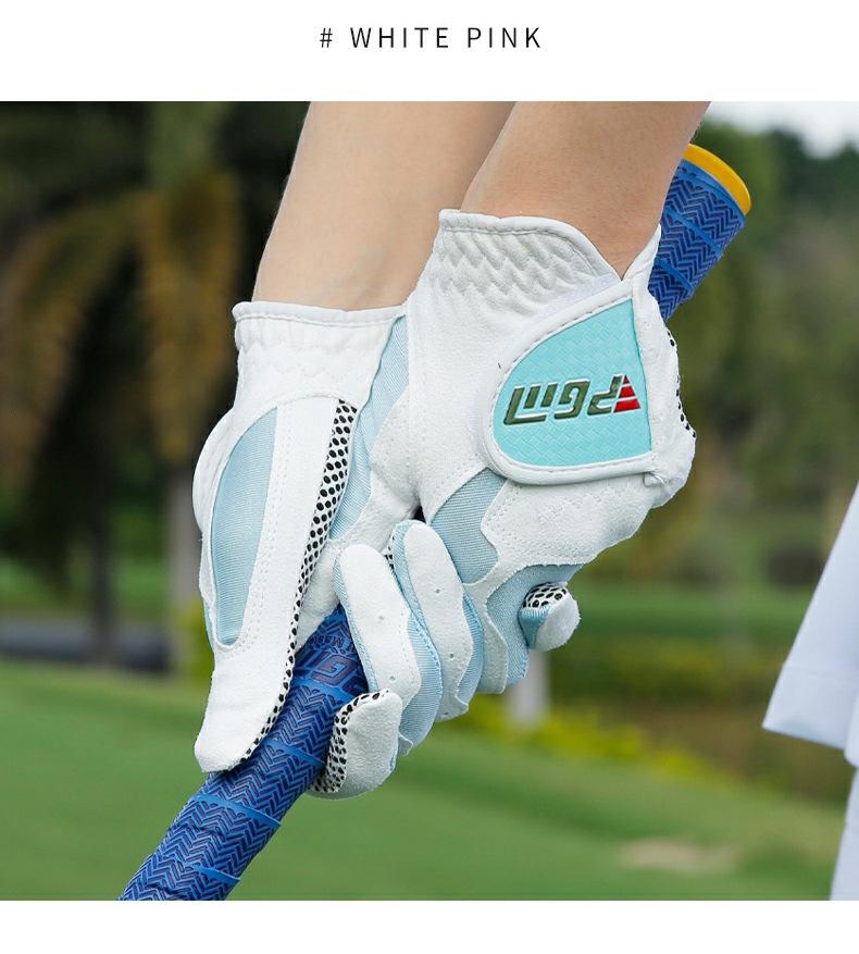 PGM Women's Non-Slip Golf Gloves - Pair for Left & Right Hands, Professional Outdoor Grip