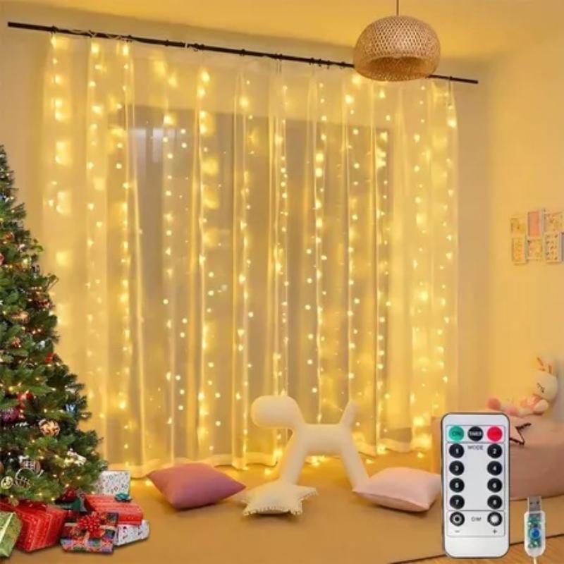 3*3M Battery Led String Lights Usb Fairy Lights Garland For New Year Wedding Party Christmas Home Curtain Decoration